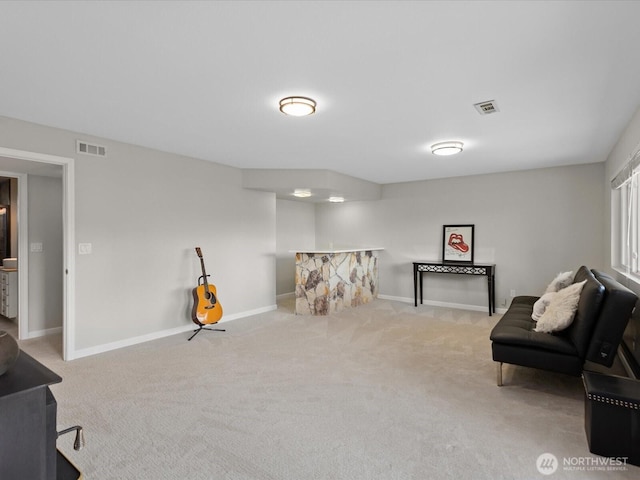 12020W Engebretsen Rd, Granite Falls, WA 98252 - sitting room featuring carpet floors and baseboards