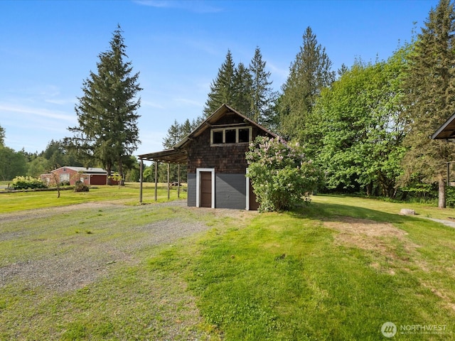 12020W Engebretsen Rd, Granite Falls, WA 98252 - view of outbuilding with driveway