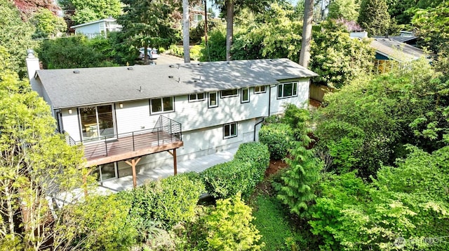 3435 103rd Pl NE, Bellevue, WA 98004 - view from above of property with a tree filled landscape