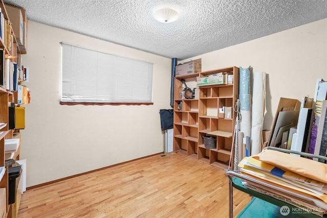 9139 Burnett Rd SE, Yelm, WA 98597 - office space with light wood finished floors and a textured ceiling