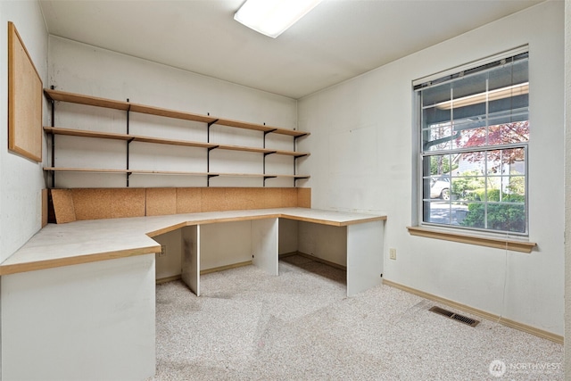 4426 82nd Avenue Ct W, University Place, WA 98466 - unfurnished office with built in study area, light colored carpet, and baseboards