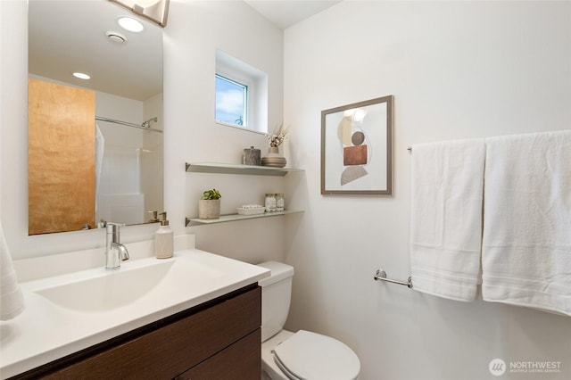 1805 N 36th St, Seattle, WA 98103 - full bathroom featuring vanity and toilet