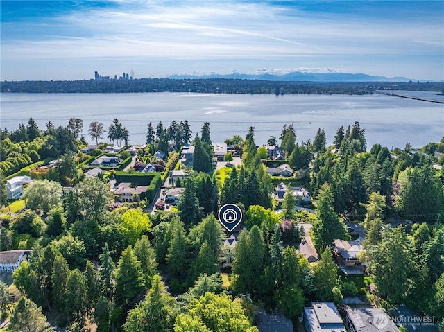 2020 Evergreen Point Rd, Medina, WA 98039 - aerial perspective of suburban area featuring a nearby body of water