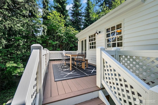 2020 Evergreen Point Rd, Medina, WA 98039 - deck with outdoor dining space