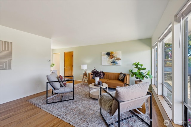 3309 W 2nd St, Anacortes, WA 98221 - living room with light wood-style flooring and baseboards