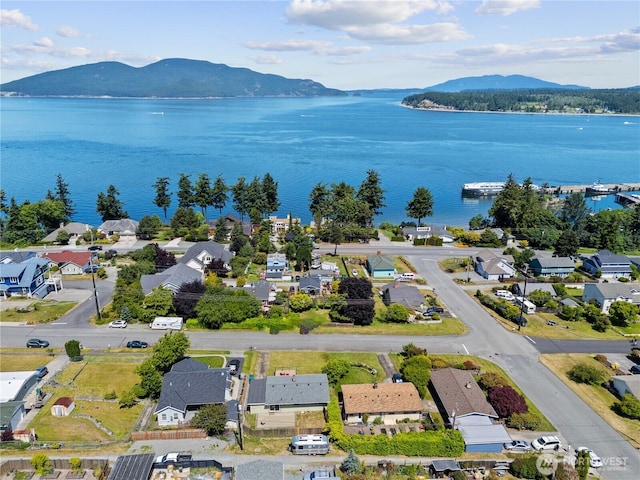 3309 W 2nd St, Anacortes, WA 98221 - bird's eye view of a water and mountain view