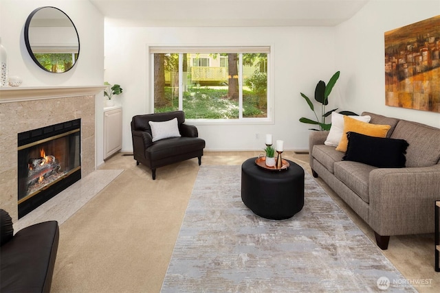 3673 224th Pl SE Unit 1349, Issaquah, WA 98029 - carpeted living room with a premium fireplace