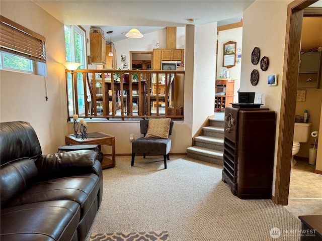 1711 Mount Rainier Blvd, Spanaway, WA 98387 - living area featuring light carpet