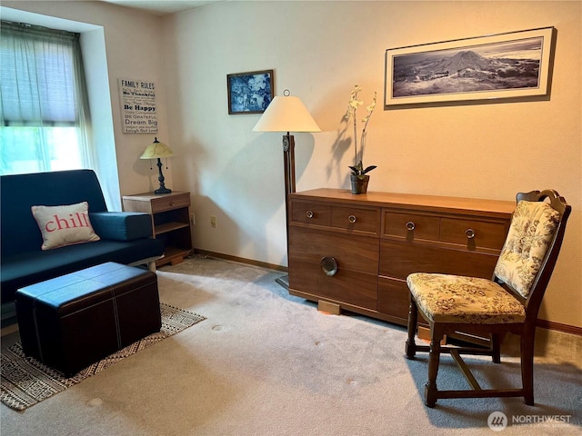 1711 Mount Rainier Blvd, Spanaway, WA 98387 - living area with light carpet and baseboards