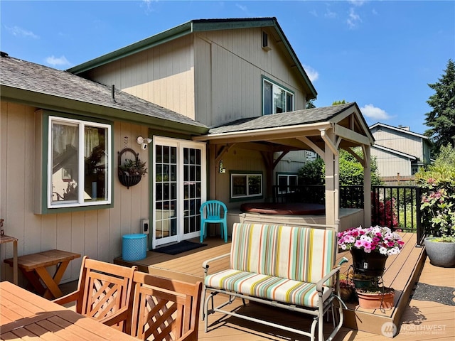 1711 Mount Rainier Blvd, Spanaway, WA 98387 - view of wooden deck