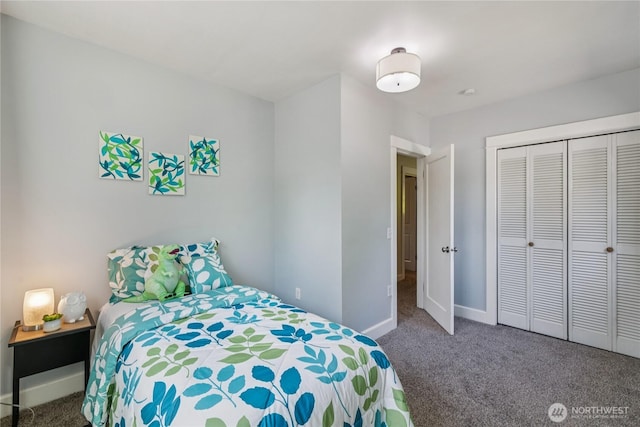 13257 4th Ave S, Burien, WA 98168 - carpeted bedroom featuring baseboards and a closet