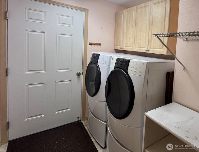 30211 O Pl, Ocean Park, WA 98640 - laundry area featuring separate washer and dryer and cabinet space