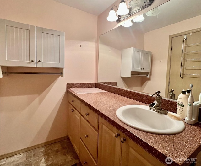 30211 O Pl, Ocean Park, WA 98640 - bathroom featuring vanity and baseboards