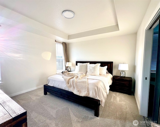 603 Cardinal Ave, Winlock, WA 98596 - carpeted bedroom with a raised ceiling and baseboards