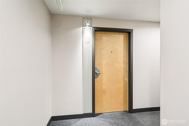 2929 1st Ave Unit 205, Seattle, WA 98121 - detailed view of carpet flooring and baseboards