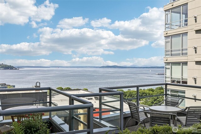 2929 1st Ave Unit 205, Seattle, WA 98121 - water view featuring a mountainous background