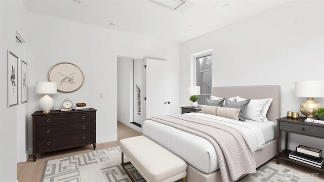 1114 26th Ave Unit A, Seattle, WA 98122 - bedroom with light wood-style floors