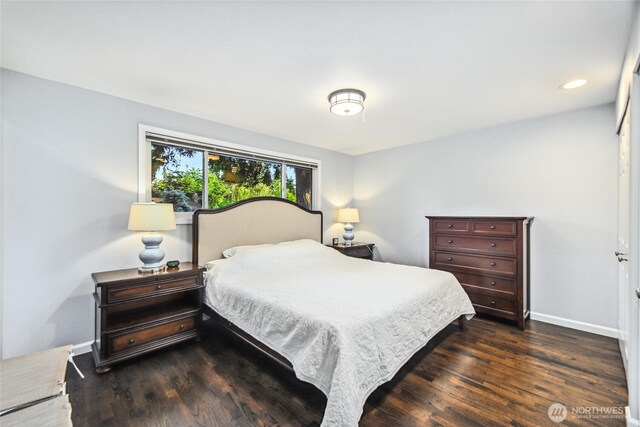 15068 NE 13th St, Bellevue, WA 98007 - bedroom with wood finished floors and recessed lighting