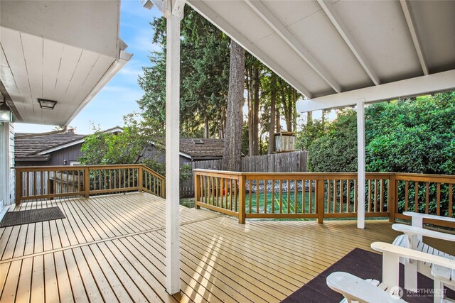 15068 NE 13th St, Bellevue, WA 98007 - view of wooden terrace