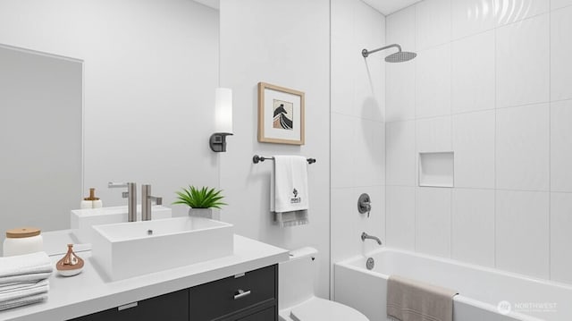 1114 26th Ave Unit B, Seattle, WA 98122 - full bath with vanity and bathtub / shower combination