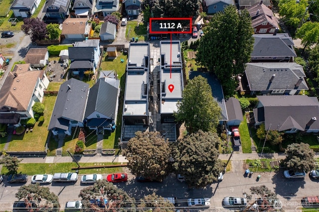 1112 26th Ave Unit A, Seattle, WA 98122 - aerial overview of property's location with nearby suburban area