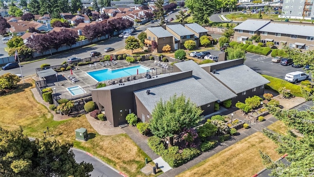 1506 N Defiance St Unit R205, Tacoma, WA 98406 - bird's eye view of a pool