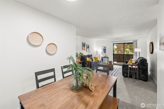1506 N Defiance St Unit R205, Tacoma, WA 98406 - carpeted dining room featuring a textured ceiling and baseboards