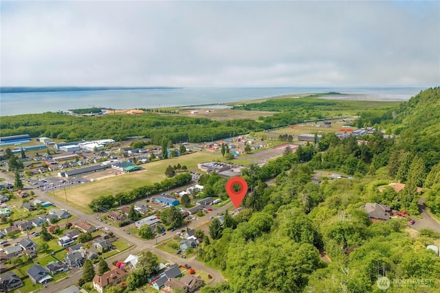 113 W Chenault Ave, Hoquiam, WA 98550 - aerial view of property and surrounding area featuring a large body of water