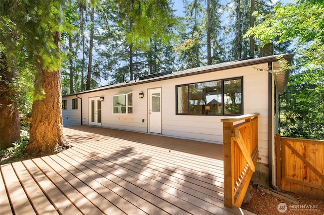 604 N 178th St, Shoreline, WA 98133 - view of wooden terrace