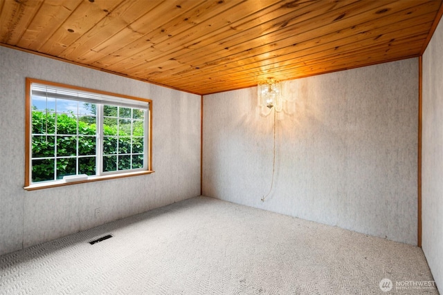 14803 SE 306th St, Kent, WA 98042 - carpeted empty room with wood ceiling