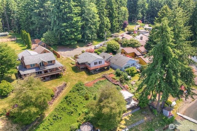4103 Ward Lake Ct SE, Olympia, WA 98501 - aerial perspective of suburban area with a heavily wooded area