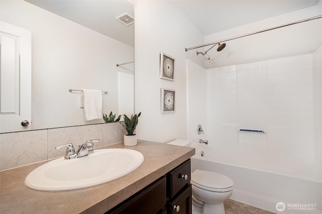 22326 35th Dr SE, Bothell, WA 98021 - bathroom with vanity, toilet, and shower / tub combination