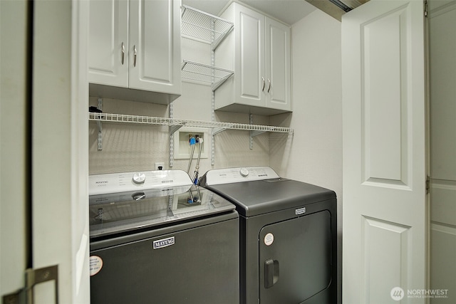 109 77th Pl SW, Everett, WA 98203 - washroom featuring cabinet space and washing machine and clothes dryer