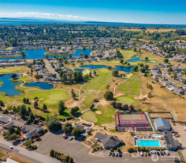 8054 Makah Rd, Birch Bay, WA 98230 - view of property location with a large body of water and nearby suburban area