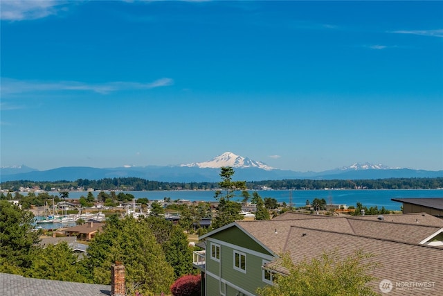 8054 Makah Rd, Birch Bay, WA 98230 - water view featuring a mountainous background