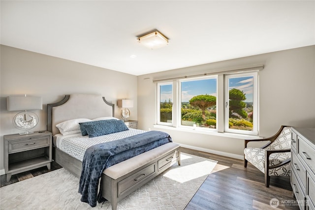 8054 Makah Rd, Birch Bay, WA 98230 - bedroom featuring baseboards and wood finished floors