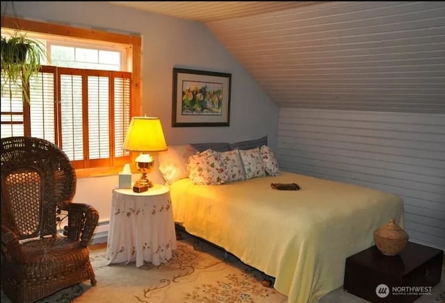 3504 L Pl, Seaview, WA 98644 - bedroom featuring lofted ceiling