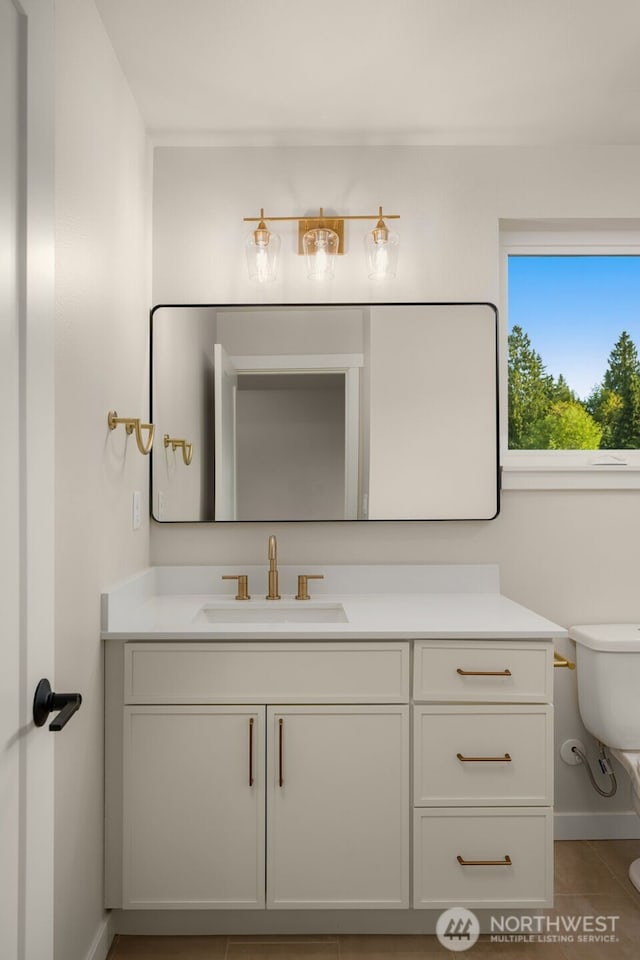 10602 NE 137th Pl, Kirkland, WA 98033 - bathroom featuring vanity and tile patterned flooring