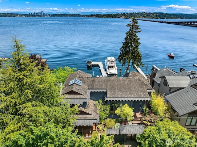 1104 Lakeside Ave S, Seattle, WA 98144 - view from above of property with a large body of water