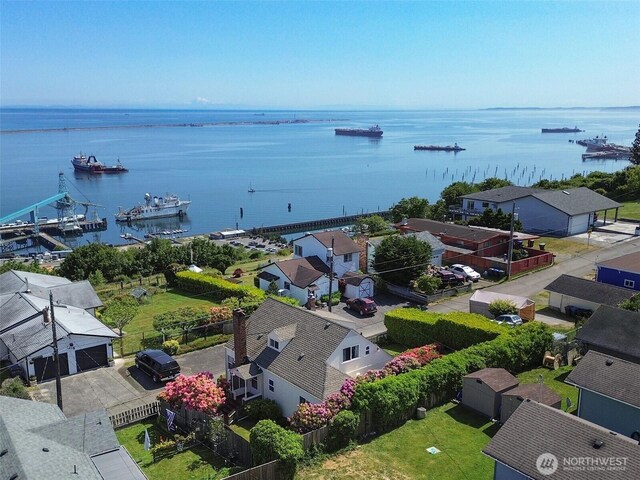 13151/2 W 5th St, Port Angeles, WA 98363 - aerial view of a nearby body of water