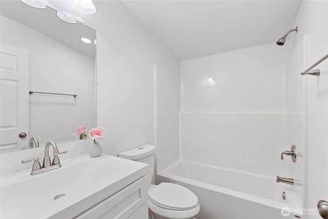 29722 State Highway 3 NE, Poulsbo, WA 98370 - full bath with toilet, vanity, and bathing tub / shower combination