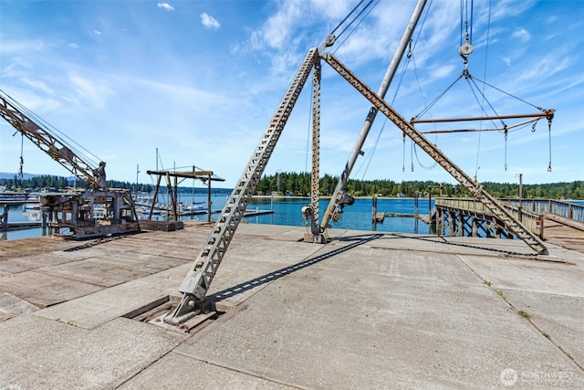 1954 NE Grandview Blvd, Keyport, WA 98345 - view of pool featuring a boat dock and a water view