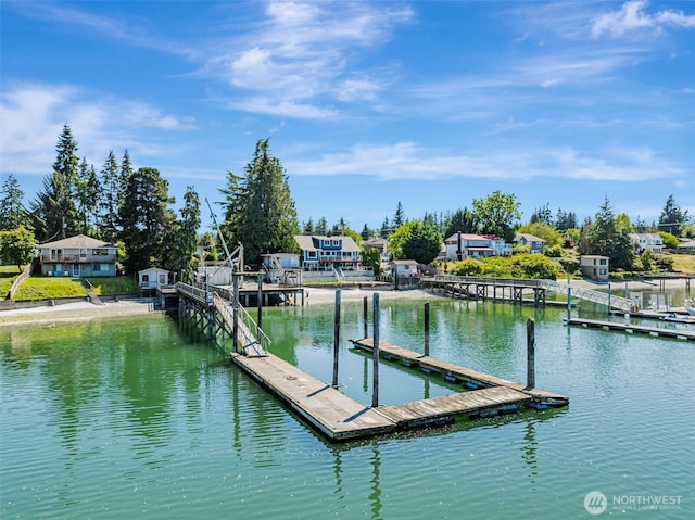 1954 NE Grandview Blvd, Keyport, WA 98345 - dock area featuring a water view