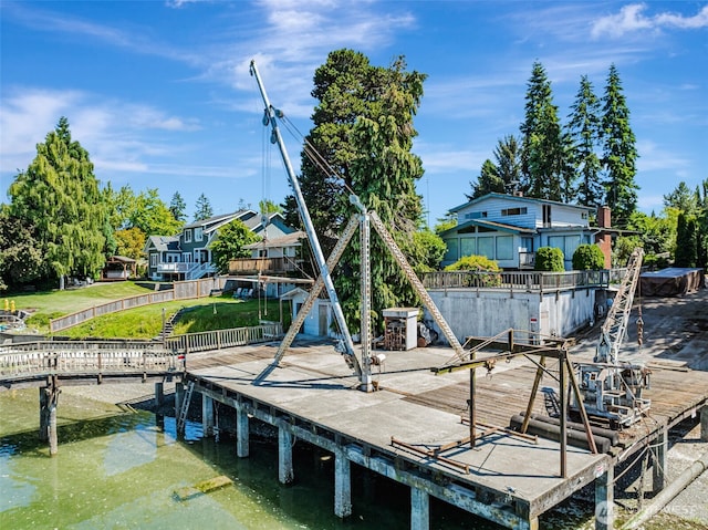 1954 NE Grandview Blvd, Keyport, WA 98345 - dock with a fenced backyard