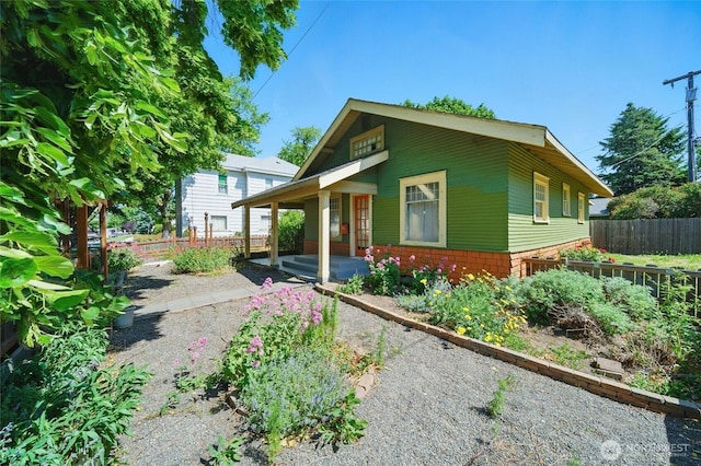 507 S 3rd St, Dayton, WA 99328 - view of front of home with a porch and brick siding