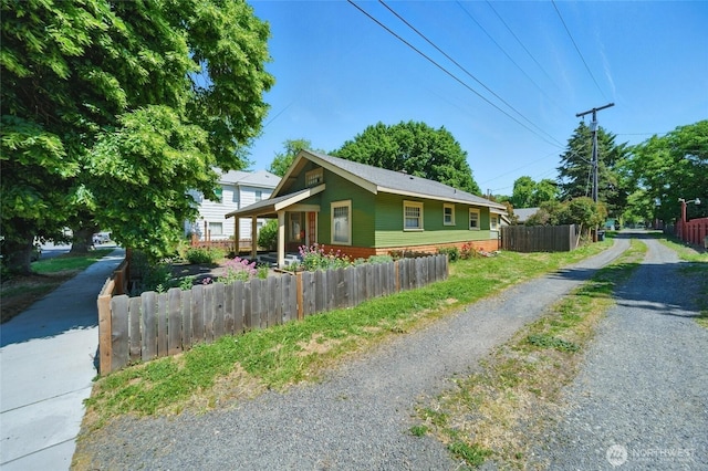 507 S 3rd St, Dayton, WA 99328 - view of side of property with gravel driveway
