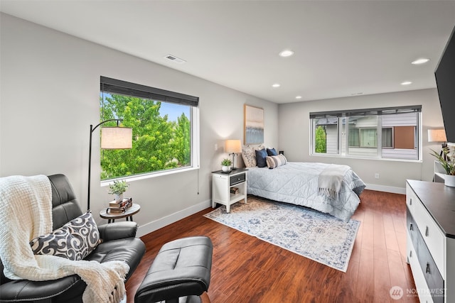 32867 Madrona Ave SE, Black Diamond, WA 98010 - bedroom with recessed lighting and dark wood-style floors