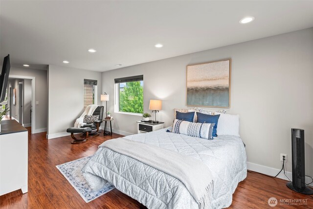 32867 Madrona Ave SE, Black Diamond, WA 98010 - bedroom with recessed lighting and wood finished floors