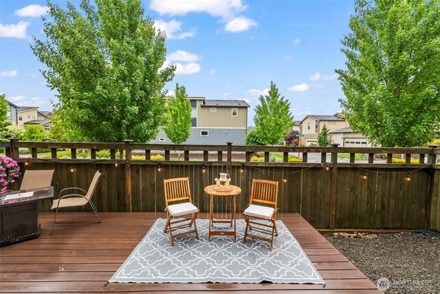 32867 Madrona Ave SE, Black Diamond, WA 98010 - wooden deck with a residential view