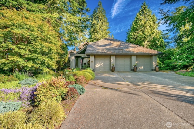 5419 Quail Run, Blaine, WA 98230 - view of front of home with driveway and a garage